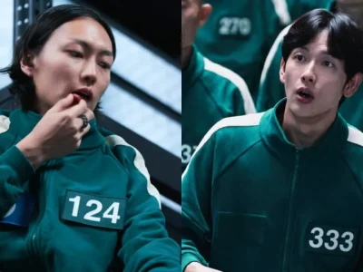 Nam Gyu dan Myung Gi, dua pemain 'Squid Game 3' yang bikin kesal penonton. Foto: Dok. X @NetflixKR