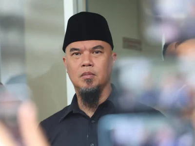 Ahmad Dhani bela putrinya dari perundungan di media sosial. (Foto: Reza/Nyata)