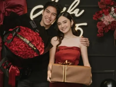 Syifa Hadju dapat hadiah spesial dari El Rumi di hari ulang tahunnya. Foto: Dok. Instagram @syifahadju