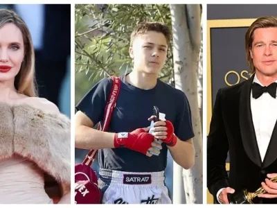 Angelina Jolie Dampingi Knox Menang Muay Thai, Brad Pitt Absen. (Foto: Kolase Dok. Net)