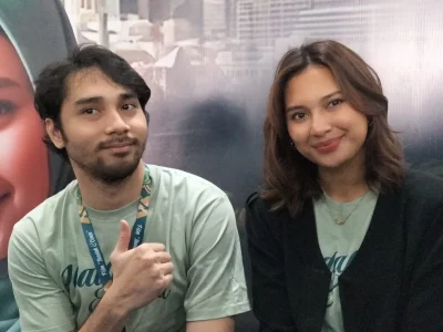 Achmad Megantara dan Indah Permatasari membintangi film religi terbaru 'Ibadah dan Cinta'. (Foto: Yanuar/Nyata)