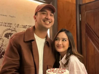 Salshabilla Adriani merayakan ulang tahun Ibrahim Risyad. Foto: Dok. Instagram @salshabillaadr