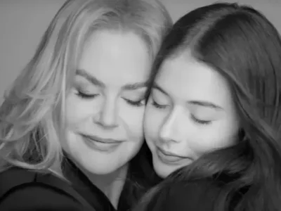 Nicole Kidman dan Faith Margaret. Foto : Cle de Peau Beaute