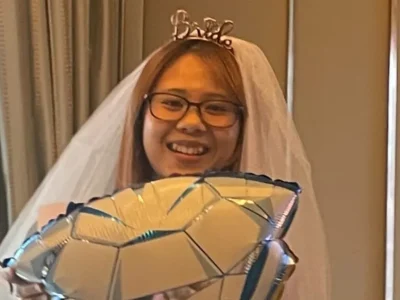Nadin Amizah mendapat kejutan bridal shower. Foto: Dok. Instagram @stephanyazali