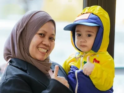 Sus Rini bersama Rayyanza. Foto: Dok. Instagram @riniperdiyanti