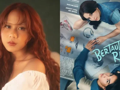 Nadin Amizah kesal lagunya dijadikan judul film Bertaut Rindu. Foto: Dok. Instagram @cakecaine, @bertautrindu_movie