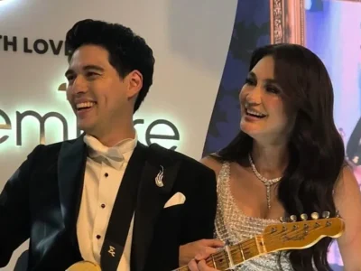Luna Maya dan Maxime Bouttier saat resepsi di Jakarta. Foto: Dok. Instagram @mrsayudewi