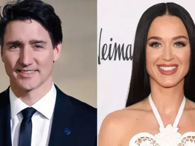 Justin Trudeau dan Katy Perry. Foto : Chesnot/Getty; Monica Schipper/Getty