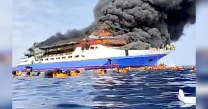 Aksi Heroik Penyelamatan Penumpang Cilik dari Tragedi Kapal Terbakar KM Barcelona