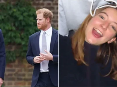 Pangeran William, Pangeran Harry, dan Rosie Roche (Foto: WPA/Yui Mok, Facebook/Rosie Roche)