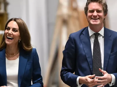 Kate Middleton dan Tristram Hunt, Direktur V&A pada 10 Juni 2025. Foto : Eddie Mulholland - WPA Pool/Getty