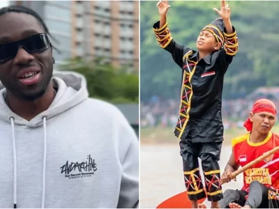 Melly Mike meriahkan Festival Pacu Jalur 2025 (Foto: Instagram/piktourism, pesonaindonesia)