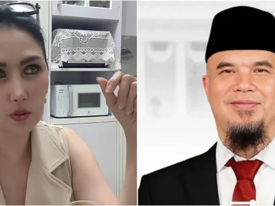 Lita Gading dan ahmad Dhani (Foto: Instagram/dhaniperwakilanrakyat, lita.gading)