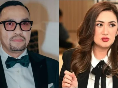 Ahmad Sahroni dan Nafa Urbach (Foto: Instagram/ahmadsahroni88, nafaurbach)
