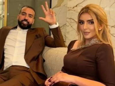 Putri Dubai, Sheikha Mahra dan rapper French Montana. Foto: Dok. Sheikha Mahra/Facebook