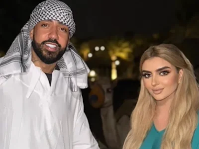 Rapper French Montana dan Putri Dubai, Sheikha Mahra. Foto: Dok. Hola