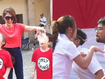 Artis lomba merayakan HUT RI. Foto: Dok. Instagram @nita_ussyklik, YouTube Taulany TV