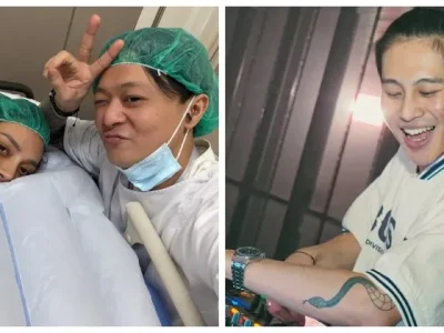 Erika Carlina melahirkan ditemani DJ Bravy, DJ Panda tulis pesan haru. (Foto Kolase Instagram/eri.carl/djpandaofficial)