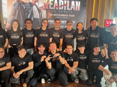 Para pemain film 'Keadilan: The Verdict'. (Foto: Naomi/Nyata)