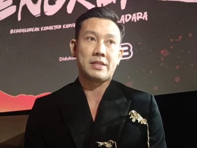 Denny Sumargo jadi voice actor di film animasi 'Panji Tengkorak'. (Foto: Bayu/Nyata)