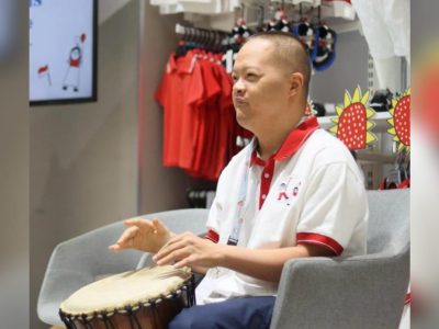 Tips mengasah bakat anak Down Syndrome. (Foto: Naomi/Nyata)