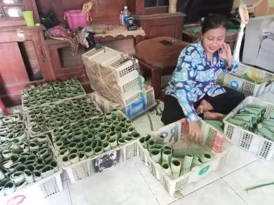 Salah satu pengeranin di Kampung Lontong Surabaya. Foto : Istimewa