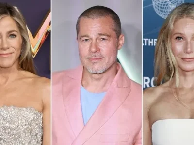 Jennifer Aniston; Brad Pitt; Gwyneth Paltrow. Foto : Getty Images