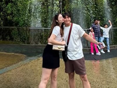 Vika Kolesnaya dan Billy Syahputra. Foto : Instagram/billyvika_
