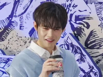 Chenle NCT menghadiri opening store minuman teh di Jakarta. Foto: Dok. Nyata