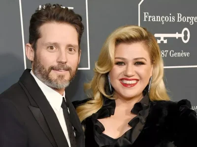 Kelly Clarkson dan mantan suaminya, Brandon Blackstock. Foto: Dok. Kevin Mazur/Getty Images