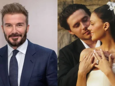 David Beckham tidak diundang ke acara pembaruan janji pernikahan Brooklyn dan Nicola. Foto: Dok. Instagram @davidbeckham, @brooklynpeltzbeckham