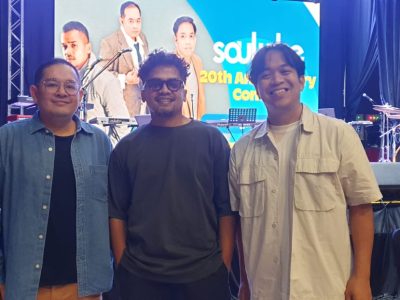 Trio Soulvibe yang digawangi Ramadhan Handy Jiwatama, Bayu Adiputra Imran, dan Caesar Rizal. (Foto: Agnes/Nyata)