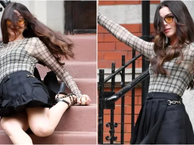 Anne Hathaway terjatuh saat syuting film ‘The Devil Wears Prada 2’ (Foto: Backgird/Robert O’Nell)