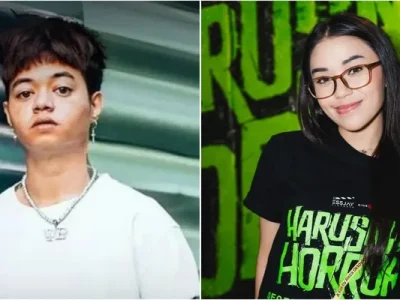 Reza Arap dan Lula Lahfah (Foto: Instagram/agengaming.id, lulalahfah)