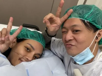 Erika Carlina dan DJ Bravy (Foto: Instagram/bravyson.vconk)