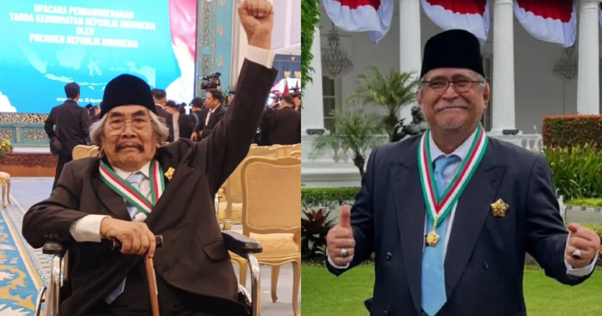 Lima Artis ini Dianugerahi Bintang Kehormatan dari Presiden Prabowo