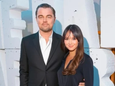 Foto Aurelie Moeremans bersama Leonardo DiCaprio, hasil editan AI. Foto: Dok. Instagram @aurelie
