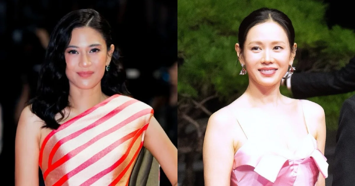 Potret Dian Sastrowardoyo Bareng Son Ye Jin dan Han So Hee di BIFF 2025
