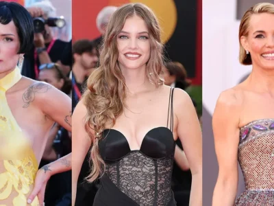 Deretan selebriti yang mengenakan gaun transparan di Venice International Film Festival 2025. Foto: Dok. Getty Images