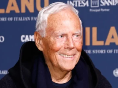 Giorgio Armani meninggal dunia. Foto: Dok. Getty Images via WWD