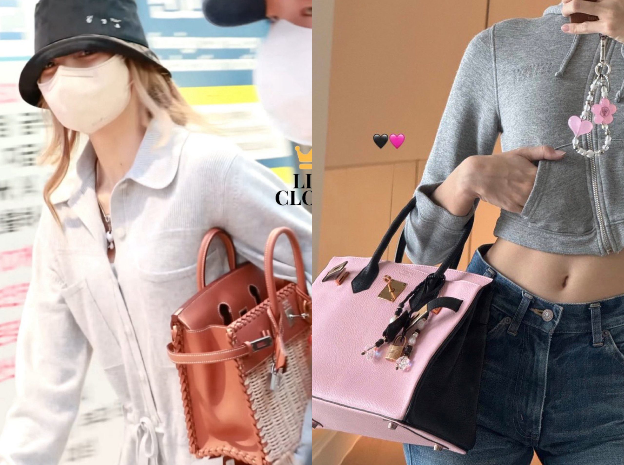 Tas Hermes Lisa BLACKPINK. Foto: Dok. X