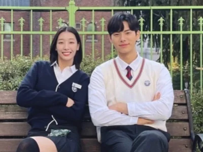 Lee Chae Min dan Ryu Da In. Foto: Dok. Instagram @rxudain