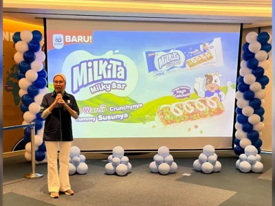 Peluncuran Milkita Milky Bar, camilan susu. (Foto: Dok. Unifam)