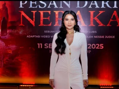Nova Eliza membintangi film horor terbaru, 'Mama: Pesan dari Neraka'. (Foto: Naomi/Nyata)