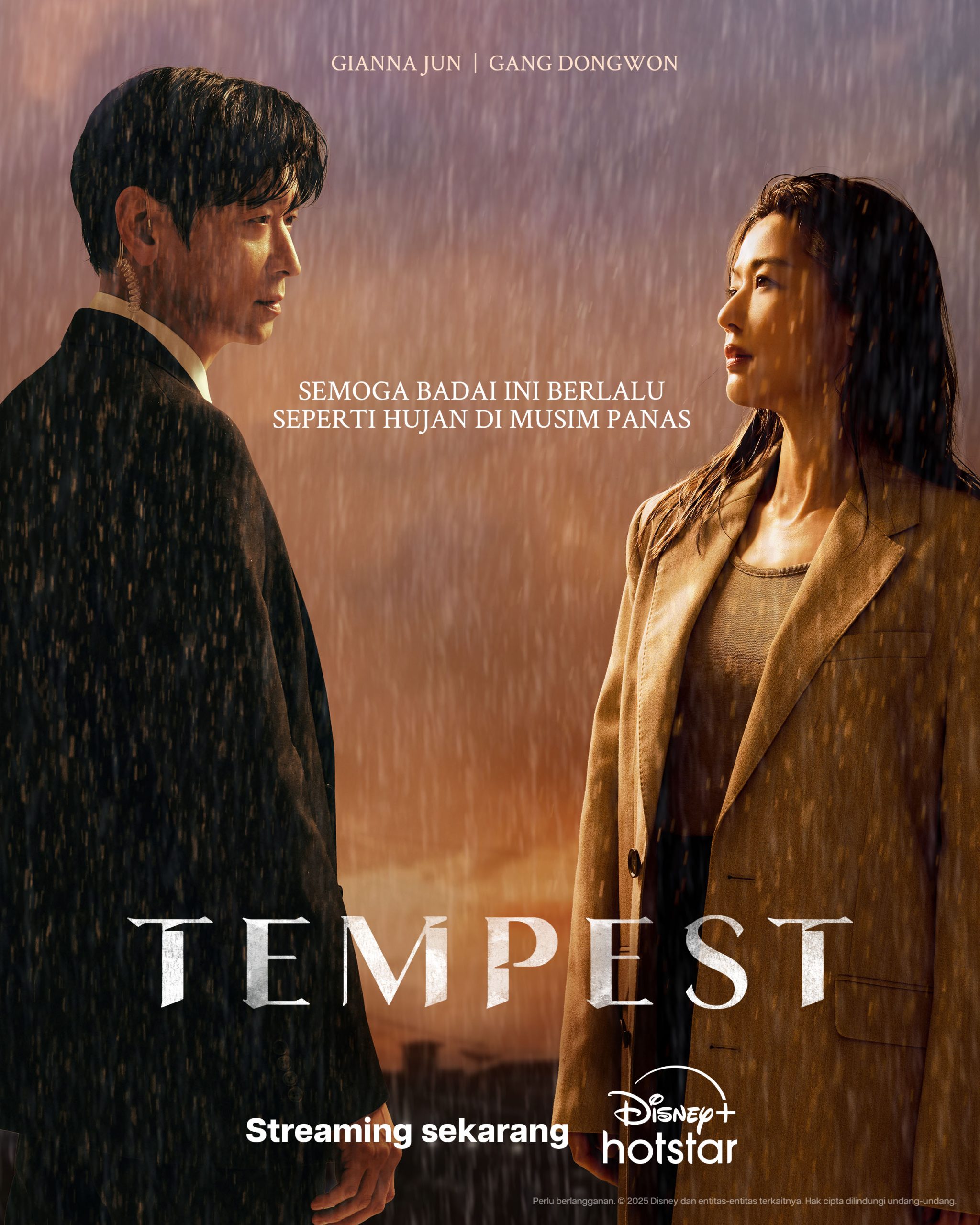Poster terbaru drakor 'Tempest'. Foto: Dok. X @DisneyPlusID