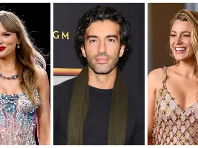 Taylor Swift, Justin Baldoni, dan Blake Lively. (Foto : Dia Dipasupil/Gilbert Flores/Kate Green)