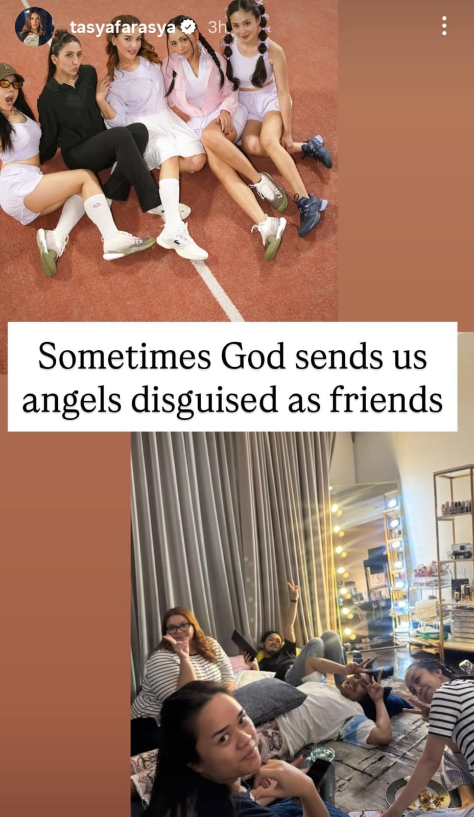 Unggahan Instagram story terbaru Tasya Farasya. Foto: Dok. Instagram @tasyafarasya