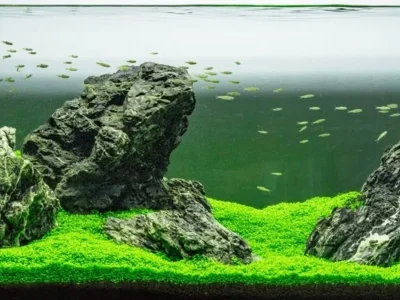Cara mengatasi air keruh aquascape (Ilustrasi: Pinterest/Glass Aqua)