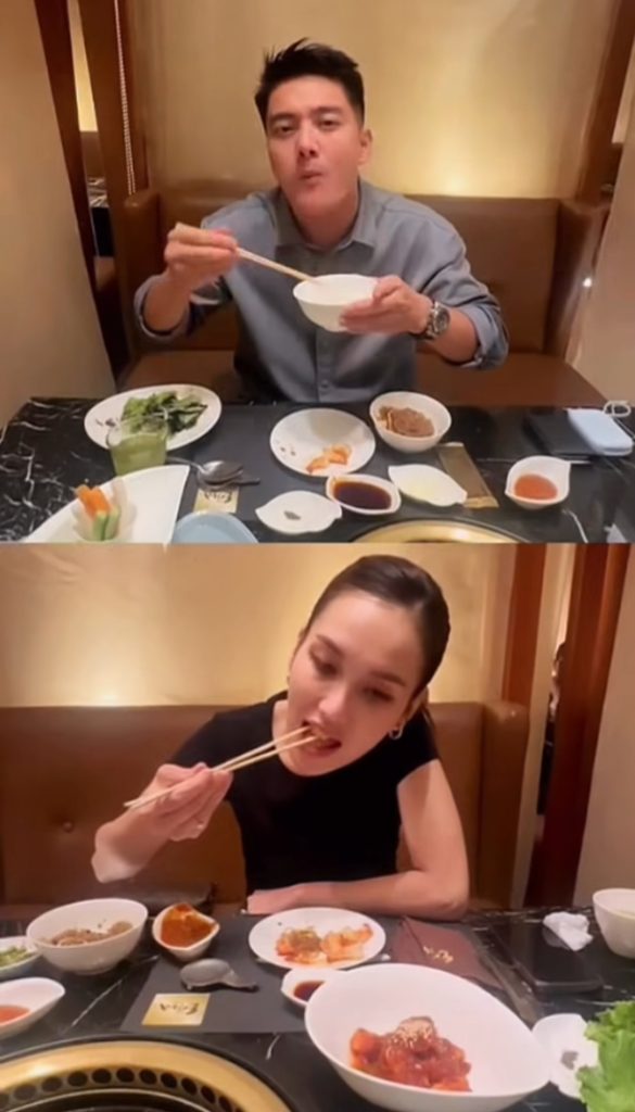 Makan bersama berdua (Foto: Instagram/boywilliam17)