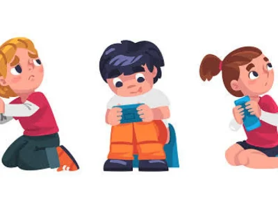 Ilustrasi anak kecanduan gadget bisa mengakibatkan brain rot. (Foto: iStock)